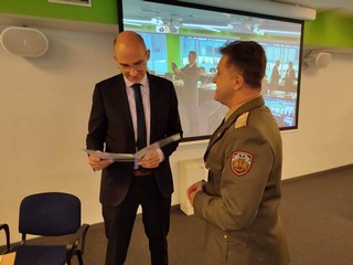 Бригаден генерал Иван Маламов участва в заседание на Изпълнителния академичен борд в Брюксел