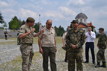 Командирът на Британския екип за обучение на военни съветници BMATT (CZ) полк. Пол Морис беше гост на Националния военен университет „Васил Левски“