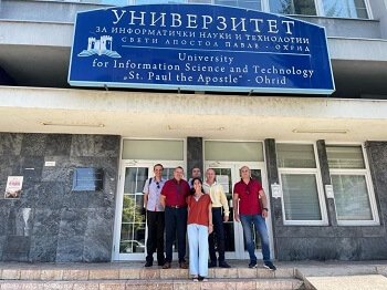 Делегация от Националния военен университет „Васил Левски“ беше на едноседмично посещение в Република Северна Македония