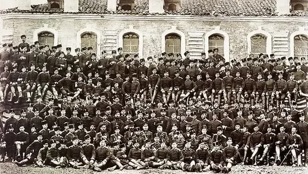 Първите випускници на военното училище 1879 г.