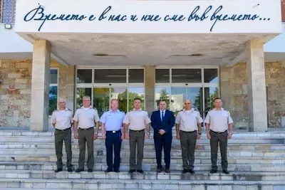 Посещение на аташето по отбрана на САЩ в НВУ „Васил Левски“
