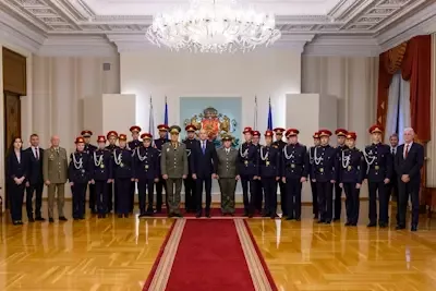 Посещение на курсанти при Президента на Република България