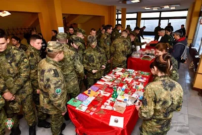 Коледен благотворителен базар в Национален военен университет „Васил Левски“