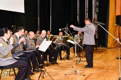 Военният духов оркестър на НВУ „Васил Левски“ изнесе своя първи тематичен концерт пред публика в Дома на културата на Университета