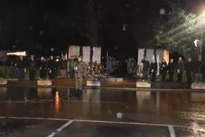 Военен ритуал по полагане на венци на Паметника на загиналите във войните в гр. Шумен