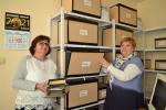 Лилия Лазарова и Йорданка Александрова отговарят за архива на Националния военен университет „Васил Левски”